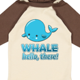 thumbnail image 4 of Inktastic Whale, Hello There Boys or Girls Long Sleeve Baby Bodysuit, 4 of 5