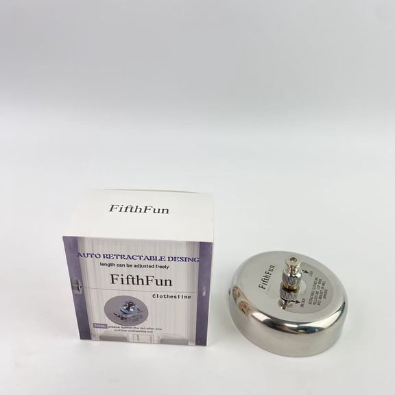 FifthFun Clothesline,Retractable Clothesline 304 Stainless Steel Durable with Heavy Duty Adjustable Rope Shower Clothes Line for Outdoor and Indoor