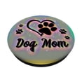 thumbnail image 2 of Dog Mom PopSockets adhesivo PopGrip negro arcoíris, 2 of 6