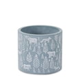 thumbnail image 3 of Melrose Woodland Winter Planters - 5.25" - Blue and White - Set of 2, 3 of 3
