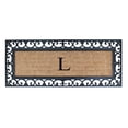 thumbnail image 1 of First Impression Exclusive Hand Crafted Myla Monogrammed Entry Doormat, Large Double Door Size (17.7 x 47.25)-RC2004L, 1 of 5