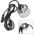 thumbnail image 1 of Mini Mist Maker Fogger 12 LED Ultrasonic Mist Maker Water Fountain Pond Fog Machine 24V Atomizer, 1 of 5