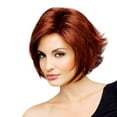 thumbnail image 4 of DOPI Fashion Synthetic Short Curly BoBo Brown Wig For Women New, 4 of 5