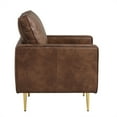 thumbnail image 4 of Lifestyle Solutions Fauteuil Pierson en Similicuir Marron, 4 of 7
