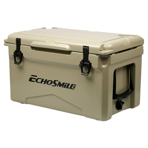 EchoSmile 30 qt. Rotomolded Cooler in Khaki