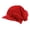 RED, variant on Cap - Knitted Beanie Visor w/ Slouch Crown - Dark Gray - HT-H1295DGY