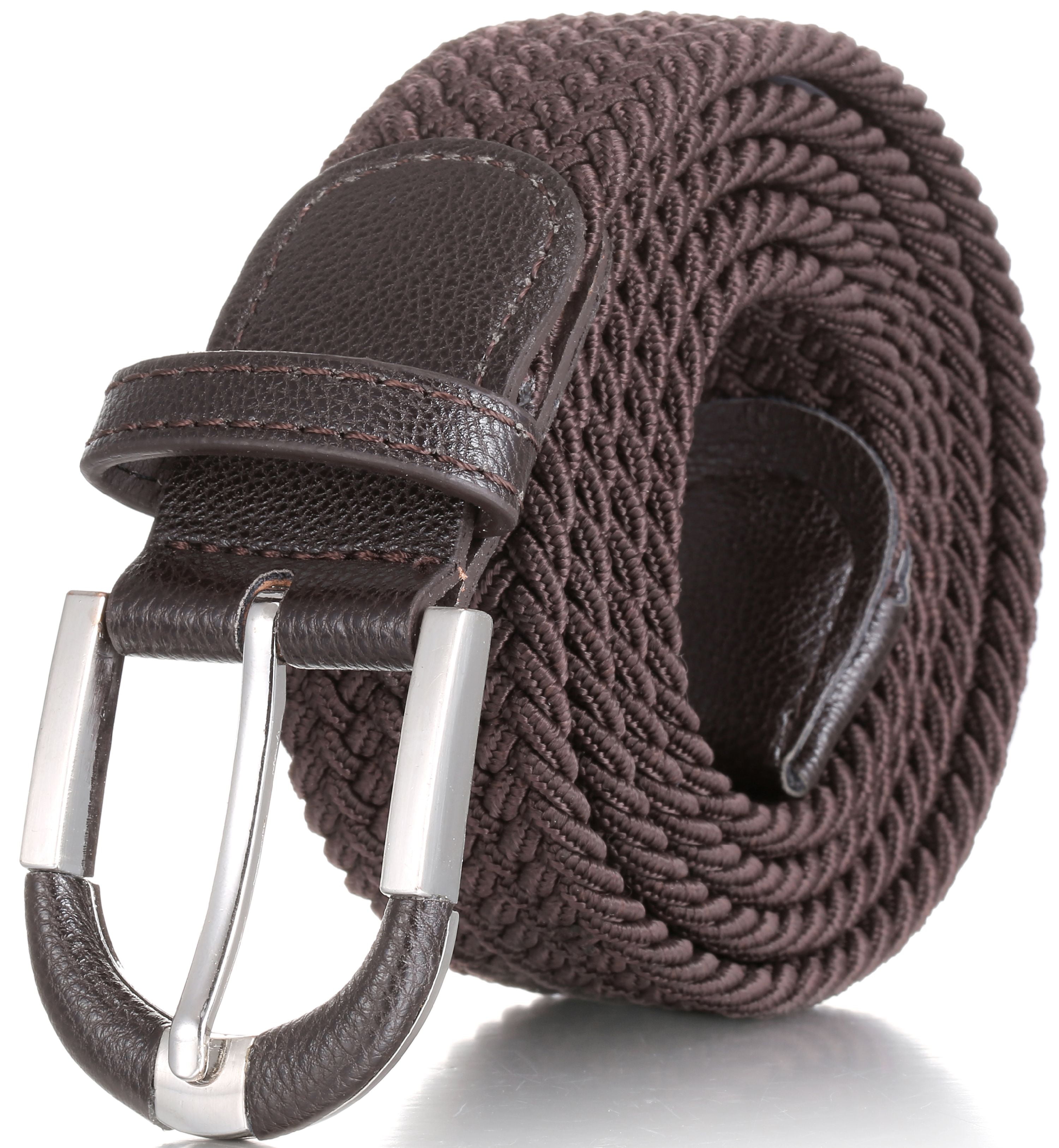 AGEA Elastic Stretch Woven Braided Waist Belt for Men and Women 
