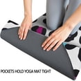 thumbnail image 3 of White and Colorful Of Leopard Print Hot Yoga Mat Towel Non Slip for Hot Yoga - Quick-Drying Yoga Mat Cover with 4 Corner Pockets with Travel Bag - Hot Yoga Towel Non Slip 70"x26", 3 of 6