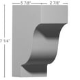 thumbnail image 2 of 2 7/8"W x 5 7/8"D x 7 1/4"H Traditional Corbel, 2 of 5