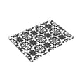thumbnail image 3 of MKHERT Black White Fleur De Lis Floral Art Doormat Rug Home Decor Floor Mat Bath Mat 30x18 inch, 3 of 3