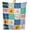 Patchwork Flowers, variant on Work Bestie Gifts for Women, Best Friend Blanket, Friends Blanket for BFF Gifts, Unique Friendship Blanket for Bestie, Bestfriend Gift Ideas - Throw Blankets with Loving Messages 50"x60"