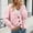 Pink, variant on DuoJiaJ Knit Sweater Coat Long Sleeve Button Down Cardigan For Fall And Winter Versatile Elegant Outerwear Soft Comfortable Daily Wear Womens Fashion Black L