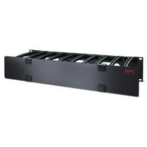 APC Horizontal Cable Manager Single-Sided with Cover - rack cable management panel with cover - 2U