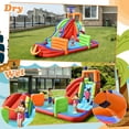 thumbnail image 3 of Costway 6-in-1 Pirate Ship Waterslide Kid Inflatable Castle w/ Water Blasters & 735W Blower, 3 of 9