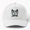 White, variant on H Is for Hiking Boots Baseball Hat, Trail Adventure Quote Design, Classic Cap Gift