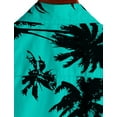 thumbnail image 5 of Mens 100% Cotton Hawaiian Shirts Button Down Short Sleeve Beach Shirts Summer Casual Aloha Shirts, 5 of 10