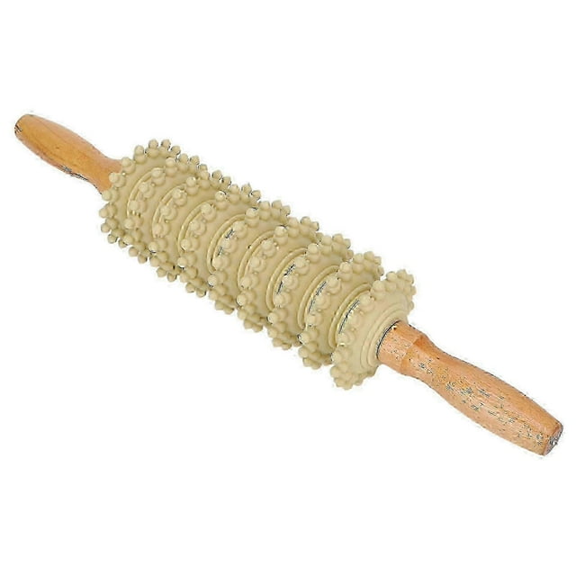 Rouleau de massage thérapeutique en bois pour les points de déclenchement, les jambes fines, la cellulite, les douleurs du fascia