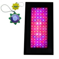 HQRP 270W High-Power Garden Hydroponic Plant Grow Light Panel - 90 LED Blue/Red/Orange/White/UV/IR with hanging kit