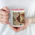 thumbnail image 5 of CafePress - Vintage Underground Railroad Quilt Mug - 11 oz Ceramic Mug - Novelty Coffee Tea Cup, 5 of 6