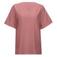 thumbnail image 4 of SNKSDGM Easter Shirts Going Out Tops for Women Long Sleeve Sexy Women's Summer Short Crop Top Bat Wing Sleeve Shirt Fashion V Neckwear Plus Size Tops for Women Long Sleeve Green, 4 of 5