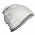 thumbnail image 1 of Geometric Unisex Beanie, Victorian Damask Pattern, Hiking Outdoors, Grey and White, by Ambesonne, 1 of 1