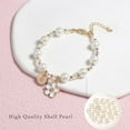 thumbnail image 6 of A-Z Letter Custom Shell Pearl Bracelet - Women's Elegant Wedding Jewelry Bridesmaid Bridal Gift Proposal Gift, 6 of 6