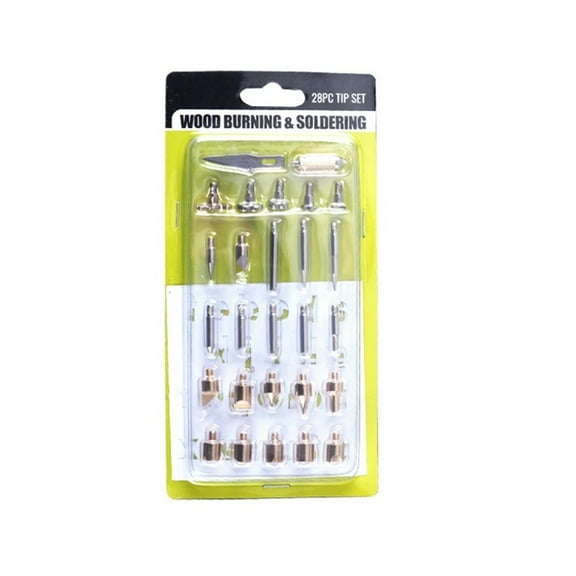 Artistic Wood Burning Pen Set with 28pcs Soldering Iron Tips for Art & Craft