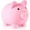 Pink, variant on LQCrafK Piggy Bank, Unbreakable Plastic Money Bank, Coin Bank for Girls and Boys, Medium Size Piggy Bank, Practical Gift for Birthday, Easter, Baby Shower