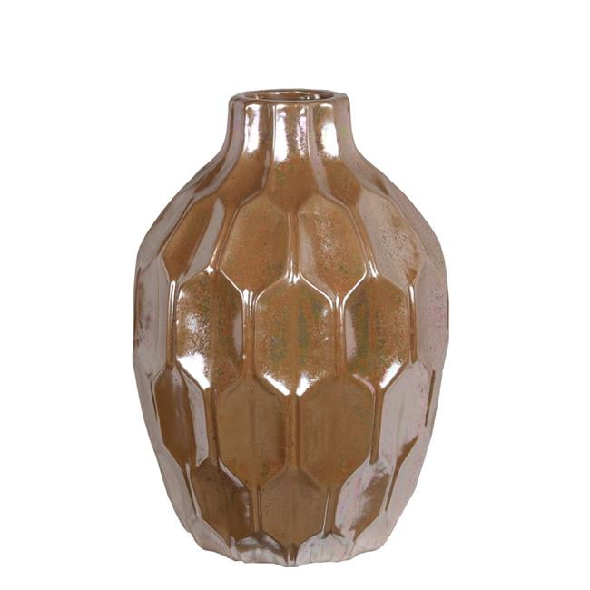 Giraffe Pattern Privilege International 86026 Ceramic Vase Small 
