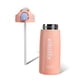 thumbnail image 3 of Advancent Botella de vacío para senderismo, hervidor de viaje con aislamiento térmico, doble capa, tapa abatible, taza de café y bebida de acero Teteras Rosa Advancent HA011380-04B, 3 of 6