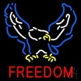 thumbnail image 1 of Freedom LED Neon Sign 24" Tall x 24" Wide - inches Black Square Cut Acrylic Backing, with Dimmer - Premium built indoor Sign for Club, Home décor, Event, Workshop, Storefront., 1 of 7