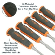 Buck Bros. 74750 5 Piece Comfort Grip Wood Chisel Set