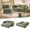 Green, variant on HOQBN 80" King Size Sleeper Sofa Bed, Plush Corduroy Deep Seat Sofa Couch with Independent Chaise and Functional Blanket for Living Room, Bedroom Beige+White