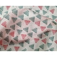thumbnail image 4 of oneOone Tissu Tabby en Soie Tissu de Décoration à Blocs Triangulaires Imprimé BTY 42 Pouces de Large, 4 of 4