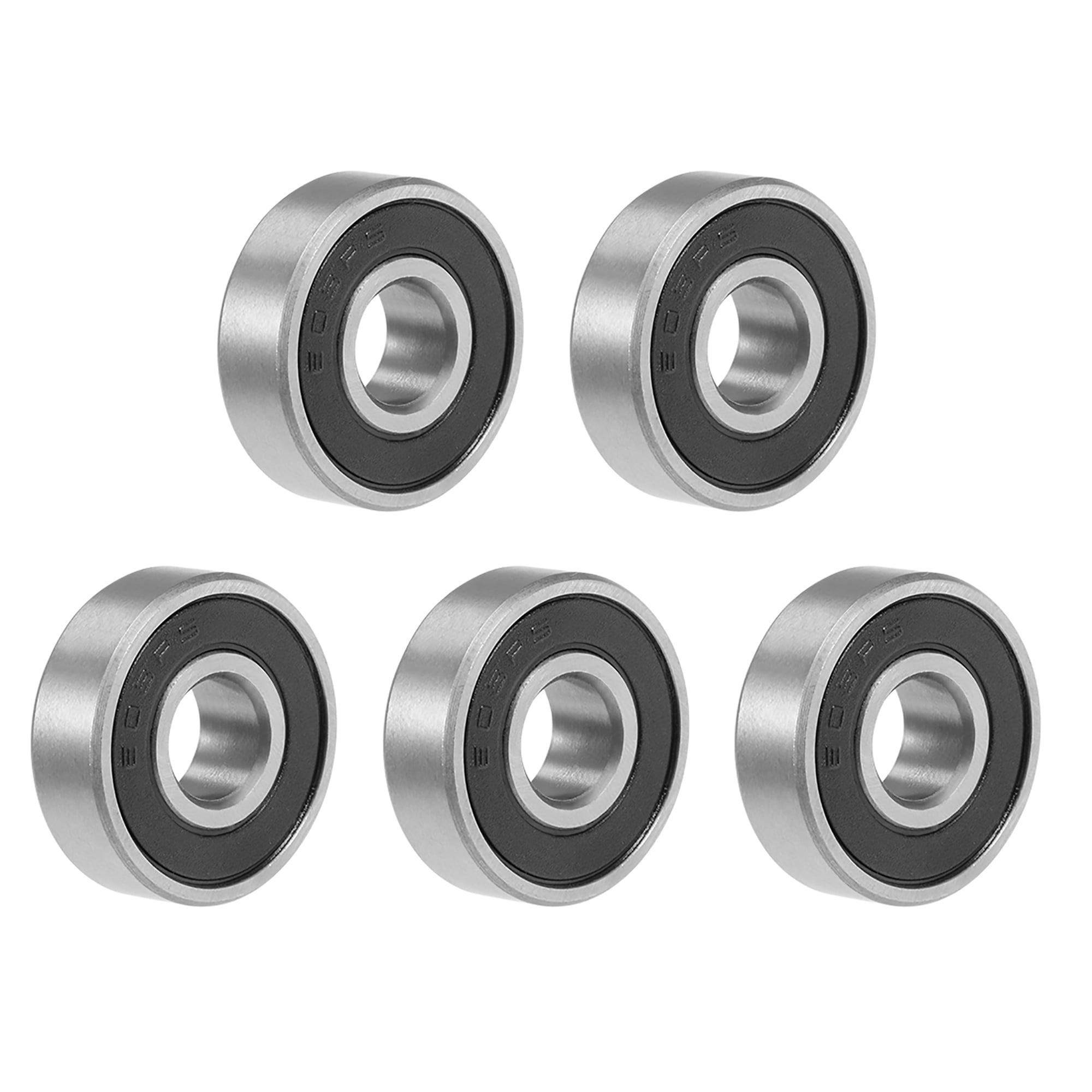 2 x Bicycle Rear Wheel Axle 1//4 Inch x 7 Ball Bearing Cages Pair MTB Bike lG