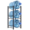 thumbnail image 1 of Soporte para jarras de agua Lifewit de 3 niveles, acero negro, muy resistente, 1 of 9