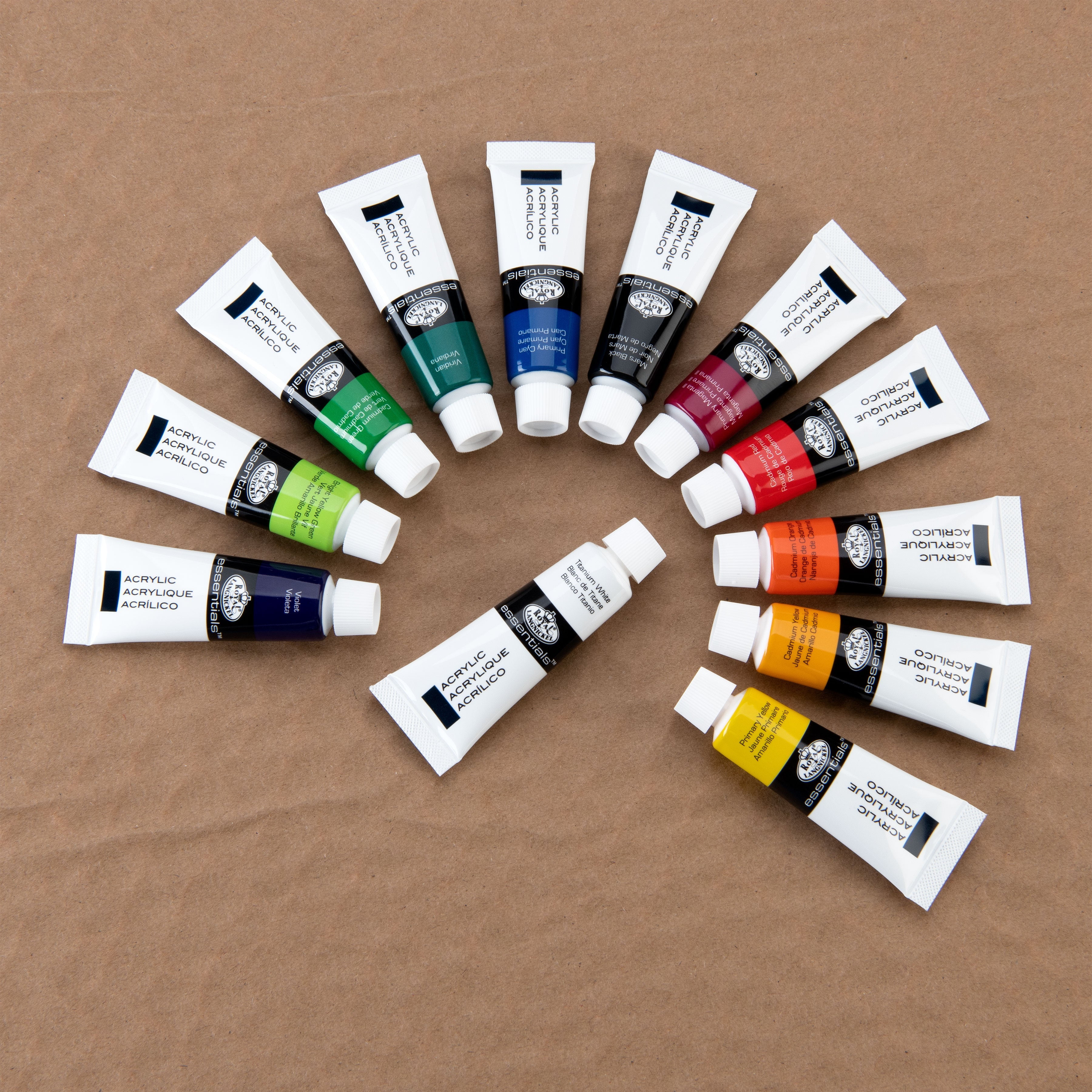 (3 pack) Royal & Langnickel Essentials 12ml 12 Colors Acrylic Artist Paint 12 Pack