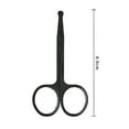 thumbnail image 2 of ACDANC 3.5-Inch Stainless Steel Dog Pet Round-Tip Sharp Tip Home Grooming Scissors for Nose Hair,Ear Hair,Face Hair,Paw Hair Multicolor Pet Grooming Scissors (Black Round Tip), 2 of 7