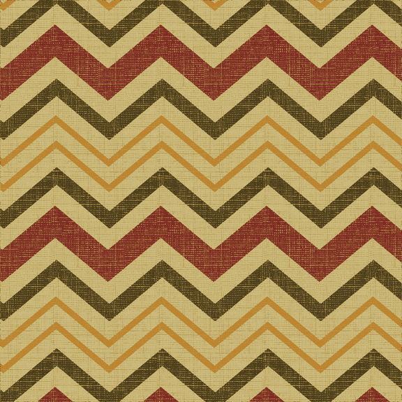 Waverly Inspirations 45" 100% Cotton Chevron Antique Sewing & Crafting Fabrics, 8 yd By the Bolt, Beige and Green and Red