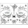 thumbnail image 1 of Day Of The Dead Face Tattoo Stickers Personality Masquerade Funny Makeup Stickers, 1 of 4