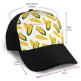 thumbnail image 2 of Yiaed Corn On The Cob Print Baseball Cap Dad Hat Polo Style Plain Blank Adjustable Size, 2 of 5
