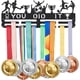 thumbnail image 1 of Perchero para colgar medallas de fútbol, estante para exhibir medallas You Did It, soporte para colgar en la pared, soporte para exhibir cintas, ganchos de hierro para decoración, regalos para niños, 1 of 8