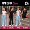 thumbnail image 6 of RBX Girls Leggings - 2 Pack Stretchy Girl Flare Leggings with Pockets Yoga Pants for Girls (7-16), 6 of 7