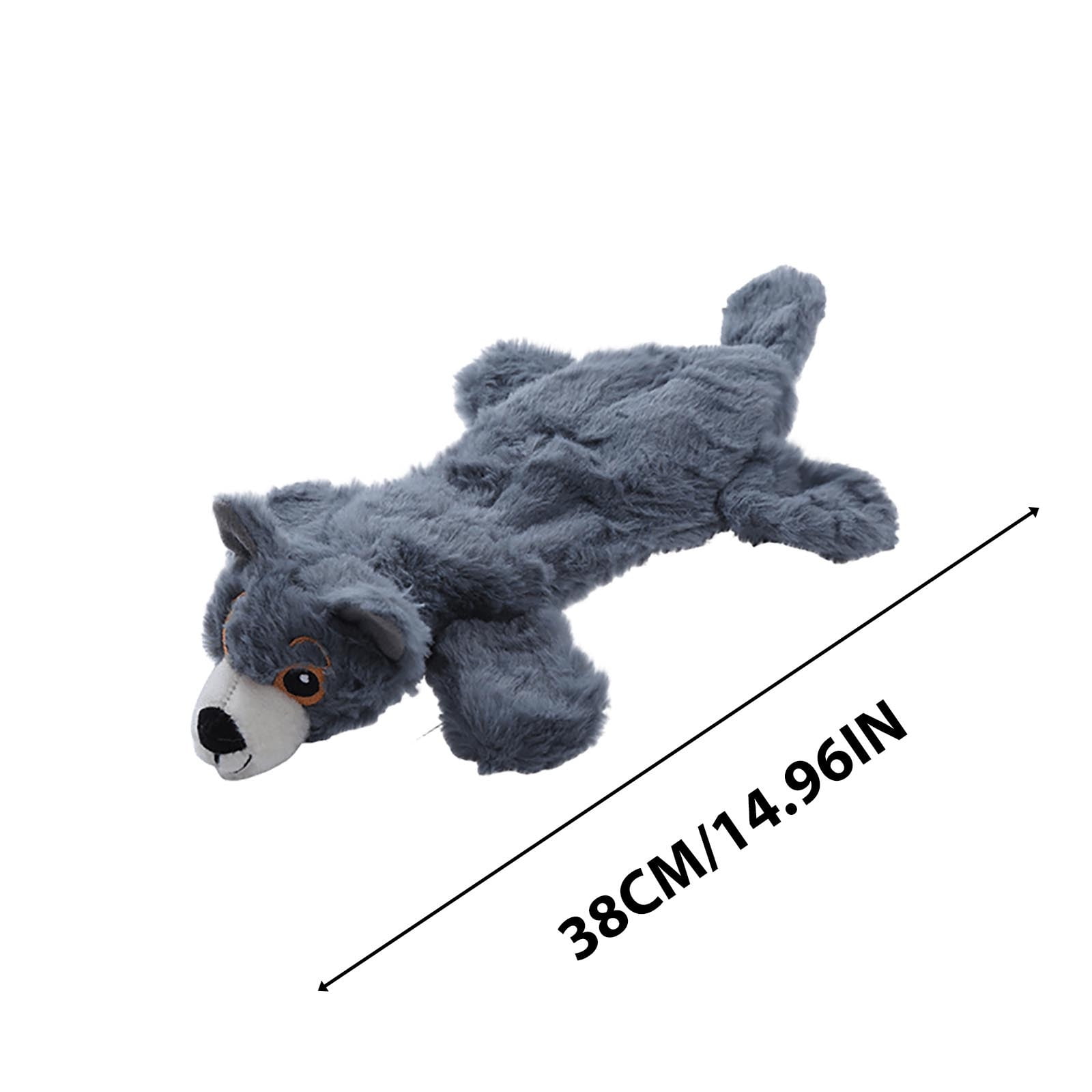Indestructible Duck-Shaped Linen Chew Toy for Power Chewers, Interactive Dog Toys for Puppy Teething, Soft, Washable and Built to Last