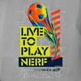 thumbnail image 3 of CafePress - Live To Play Nerf Soccer T Shirt - Womens Comfort Colors® Shirt, 3 of 4