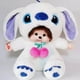 thumbnail image 1 of Muñeco de peluche de Lilo y Stitch de Monchhichi, muñeco de peluche suave kawaii de 20 cm para niños, regalo de cumpleaños y Navidad., 1 of 2
