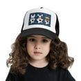 thumbnail image 2 of PAYOHTO Kids Cute French Bulldog Soccer Baseball Hat Back Adjustable Mesh Breathable Hats Black Trucker Cap Outdoor Fishing Sun Caps for Boys or Girls ages 4-10, 2 of 9