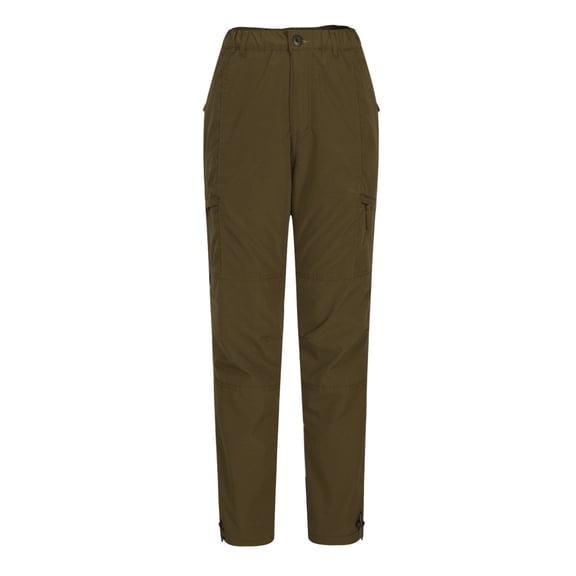 Wyongtao Cargo Pants for Men Fleece Windproof Waterproof Stretch Elastic Waist Hiking Outdoor Casual Multi Pockets Sports Pants,Khaki XL