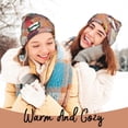 thumbnail image 4 of Lsque Gnomes Books Tea Cups Pattern Knitted Beanie, Unisex Winter Hat, Knit Hat Winter Beanies Thick Fisherman Beanies Cuffed Plain Skull Caps, 4 of 6