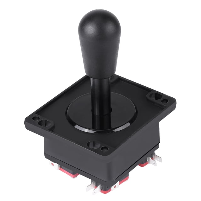 Zyyini Joystick de Compétition, Durable Joystick de Style Américain avec des Pièces de Rechange de Microswitch pour les Machines de Jeu d'Arcade, Joystick de Machine de Jeu